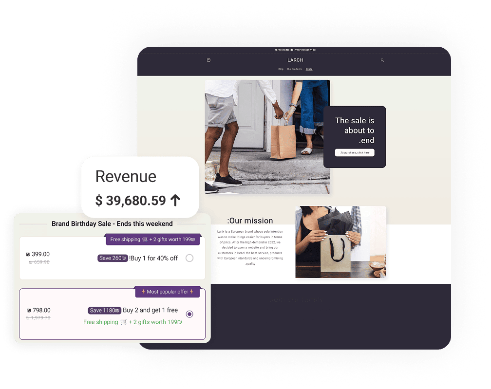 Larix quantity break campaign